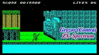 Gryzor (Contra) ZX -Spectrum прохождение культовой игры на Спектруме