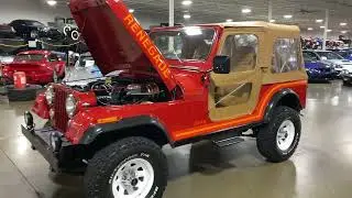 1986 Jeep Wrangler in Red