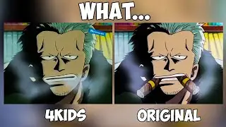 One Piece censorship comparison | Smoker
