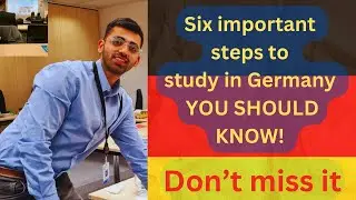 Masters in Germany| MS in Germany| Steps to study in Germany 🇩🇪