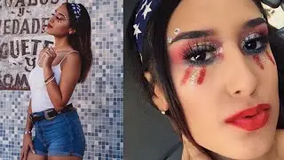 4th of July Makeup Look ❤️🇺🇸 | Eyeshadow tutorial