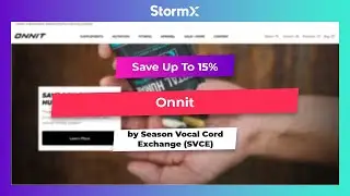 StormX | Community Crypto Cashback Hacks - Onnit