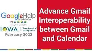 Advance Gmail  - Interoperability between Gmail and Calendar