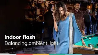 Balancing ambient light with flash indoors