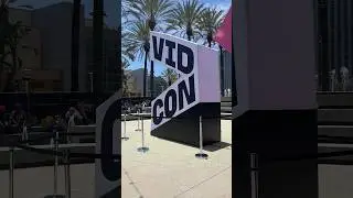 DAY 1 OF VIDCON 2023 😱💗 Who’s here?!? 