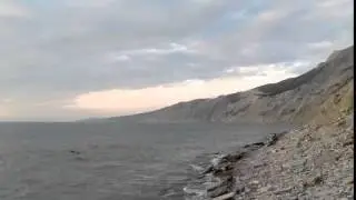Черное море. Краснодарский край. Анапа. Каменистый пляж Анапа.