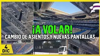 💥¡NUEVO ACELERÓN! ⚠️OBRAS del SANTIAGO BERNABÉU [4 Diciembre 2023]