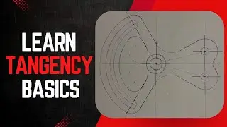 Butterfly Spacer Engineering Drawing Blending of Curves and Tangency Problems