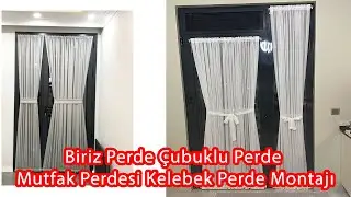Biriz Curtain Rod Curtain Kitchen Curtain Butterfly Curtain Installation