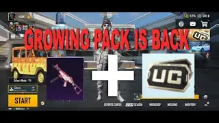 GET 100 UC AND PERMANENT UMP SKIN IN  PUBG Mobile and BGMI - PUBG Mobile GROWING PACK