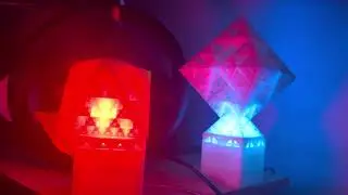Colorful design lights.