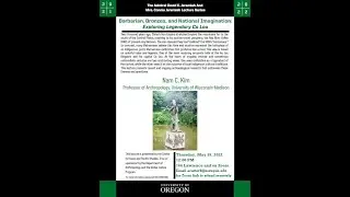 UO CAPS Best Lecture: Barbarians, Bronzes, and National Imagination: Exploring Legendary Co Loa
