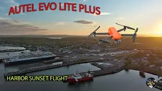 Autel Lite Plus Harbor front Sunset Flight