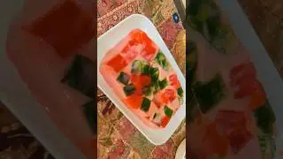 creamy 🍓jelly dessert 