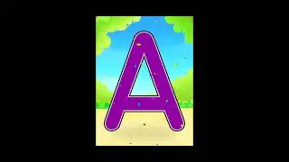 Draw letter A | Learn to write A | pre-school ABC learning | Kids ABC Alphabet Learning