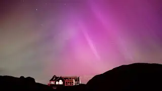 Aurora Storm Above New England