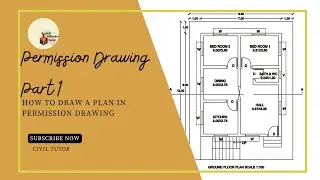 How to Draw a Building Permission Drawing in AutoCAD // PART 1 //