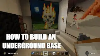 How to build an underground base in Minecraft!