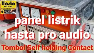 PANEL LISTRIK Sound system menggunakan Laser Cutting, Original Design With Self Holding Contact...