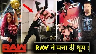 Pregnant 24/7 Champion! Lesnar Ambulance Attack! Roman Reigns Brawl WWE Raw 29 July 2019 Highlights