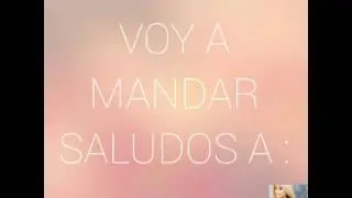 !!Mandando saludos!!
