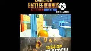 PUBG MOBAIL LITE 1v4 CLUCH 