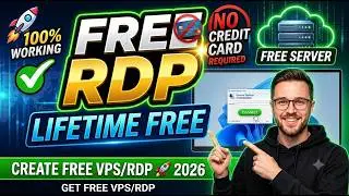 How to Get FREE RDP in 2026 (100% Working) 🚀 Create Free RDP, Lifetime Free RDP | Get Free VPS/RDP