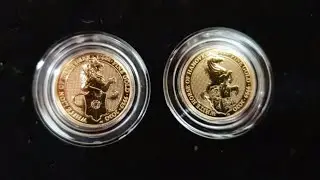 The 2020 Queens Beasts 1/4oz gold coins are here!