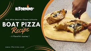 Fresh Twist: Mint, White Mexican Cheese, and Ricotta Boat Pizza Recipe - A Flavorful Journey!