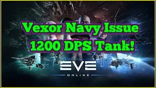 Eve Online Vexor Navy Issue Dual Rep 1200 DPS Tank