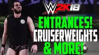 WWE 2K18 Johnny Gargano & Cruiserweight Entrances!