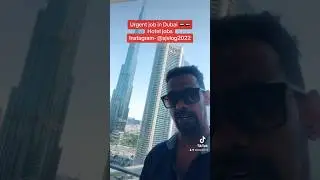 Urgent hotel job in Dubai 🇦🇪🇦🇪👍👍salary 1200 plus room  #dubaijobs #subscribe #sjvlogdubai
