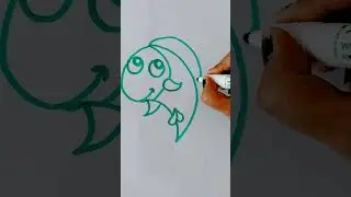 Beautiful Fish Drawing  #howtodraw #kidsdrawing #shorts @theartandcraftroom