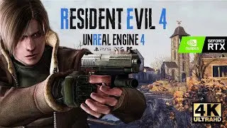 How RESIDENT EVIL 4 REMAKE would look like w/RAYTRACING