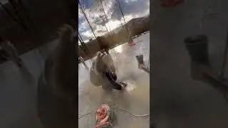 Sanding a floor on a monolithic slab (removing the top layer and sanding)
