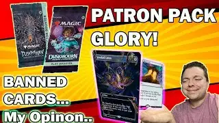 Duskmourn Collector Packs & Play Boosters For Patrons + My Thoughts On The Latest Bans