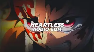 heartless - the weeknd [edit audio]