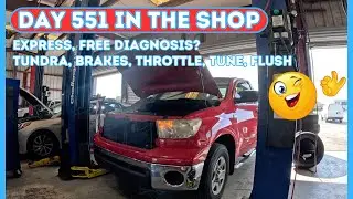 TUNDRA BROKE DOWN, EXPRESS CHECK ENGINE LIGHT ON. DAY 551 IN THE SHOP #repair #fix #mechanic