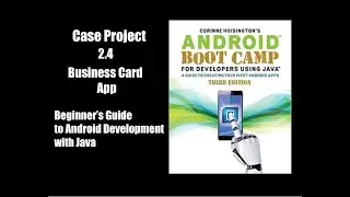 Case project 2.4 Business Card App | Android Tutorial for beginners | Android Boot Camp Walkthrough