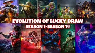 ⭐EVOLUTION OF LUCKY DRAW'S⭐ SEASON 1 TO SEASON 14 IN CALL OF DUTY MOBILE......