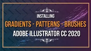 Installing Additional Gradients Patterns brushes in Illustrator | URDU - HINDI