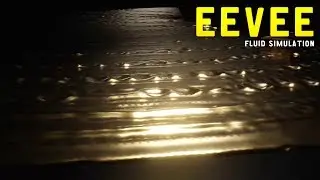 Blender 2.8 - Metal Fluid Simulation Eevee 