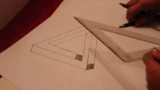 HOW TO DRAW PENROSE TRIANGULE -speed draws
