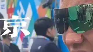 原来 真正想赢的时候 脸上是没有笑容的特步 何杰马拉松 高特运动眼镜 2025东京马拉松