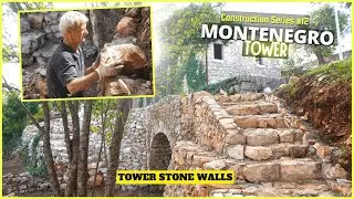 Rebuilding the stone walls and adding stone stairs ✅ [Montenegro Tower Construction Series #12]