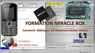 FORMATION : Comment débloquer les téléphone clavier avec MIRACLE BOX