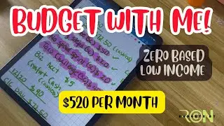VLOGMAS Day 5 - $520 LOW INCOME BUDGET WITH ME | how to save little money