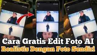 Cara Gratis Edit Foto AI Salju Snow Winter Viral di Tiktok 2025