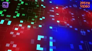 After Effects Tutorial_ Colored Digital Background Animation in After Effects. no plugin.