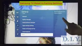 Reset Samsung TV to Factory Settings | SMART TV CARE